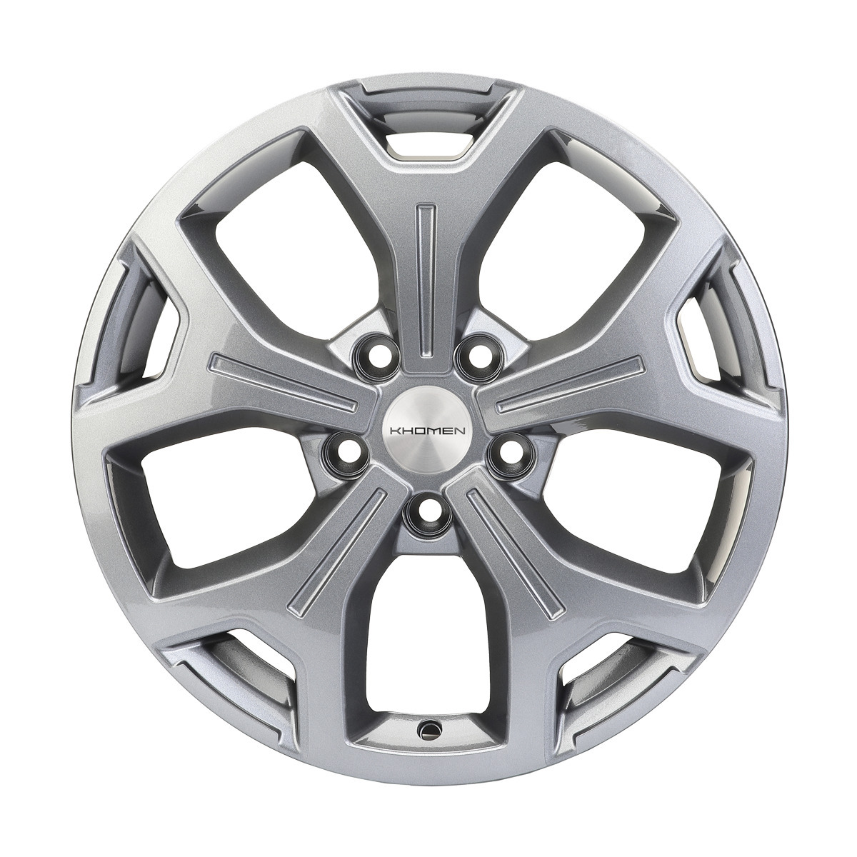 Диски Khomen Wheels KHW1710 (Chery Tiggo 7pro) F-Silver-FP
